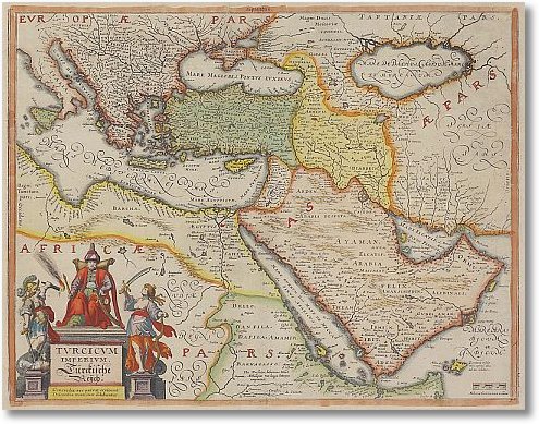 antique map of the turkish empire1