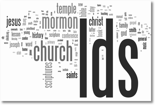 keyword tag cloud lds church