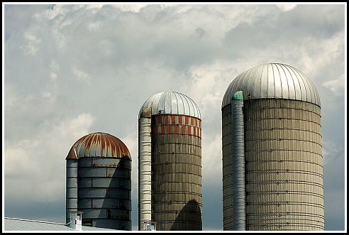 farm harvest silos