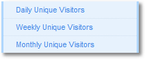 daily weekly monthly unique visitors