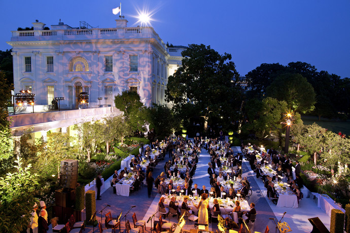 State Dinner in the Rose Garden