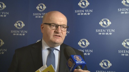 Daniel Herman, the minister of culture in Czech Republic, says Shen Yun is a "positive barrier against evil, violence, lies, falsehood." (NTD Television)