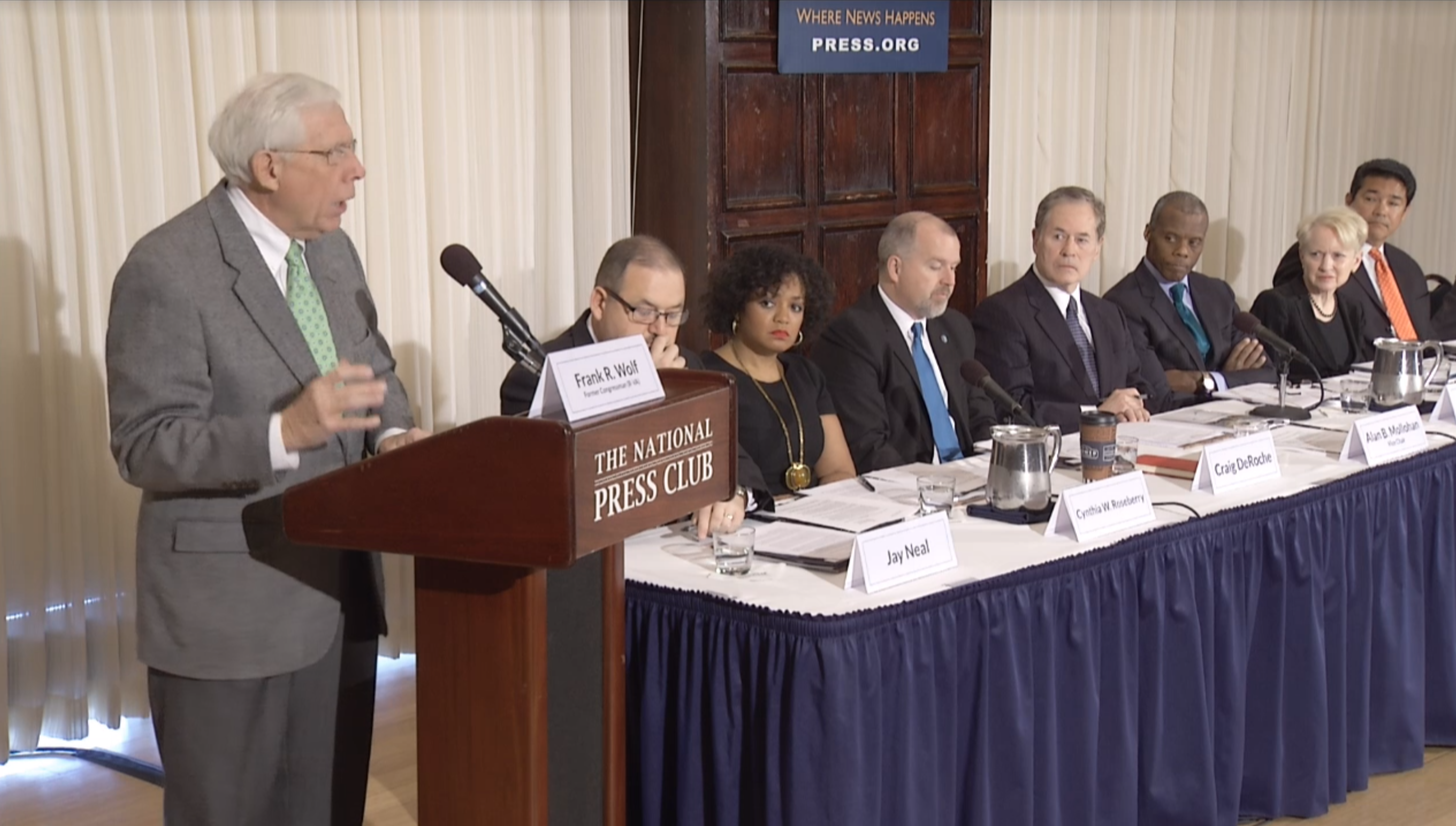 Watch the Press Conference and Public Briefing on the Final Recommendations of the Colson Task Force