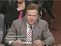September 16, 2010 hearing video. Screenshot of Senator Webb.