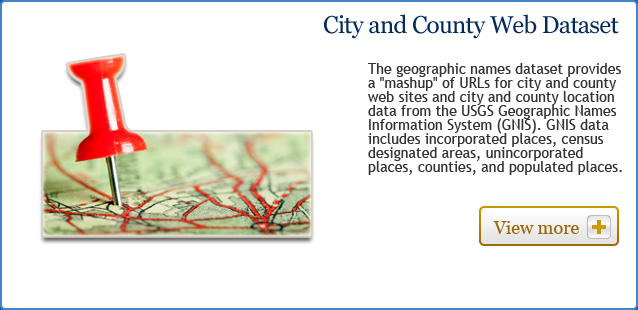 U.S. City and County Web Data