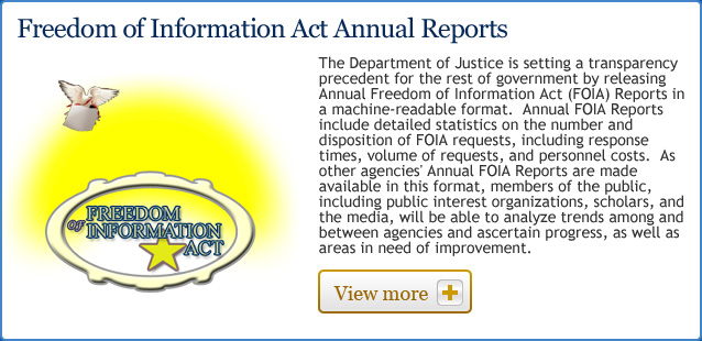 Freedom of Information Act Annual Reports - Fiscal Year 2008