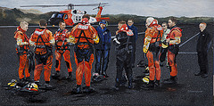 Cold debrief by U.S. Coast Guard