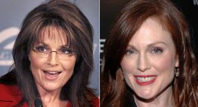 Sarah Palin (left) and Julianne Moore are shown. | AP Photos