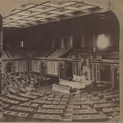 The opening of the current House Chamber