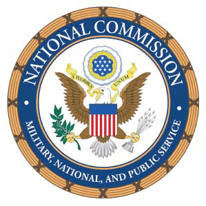National Commission on Military, National, and Public Service Emblem