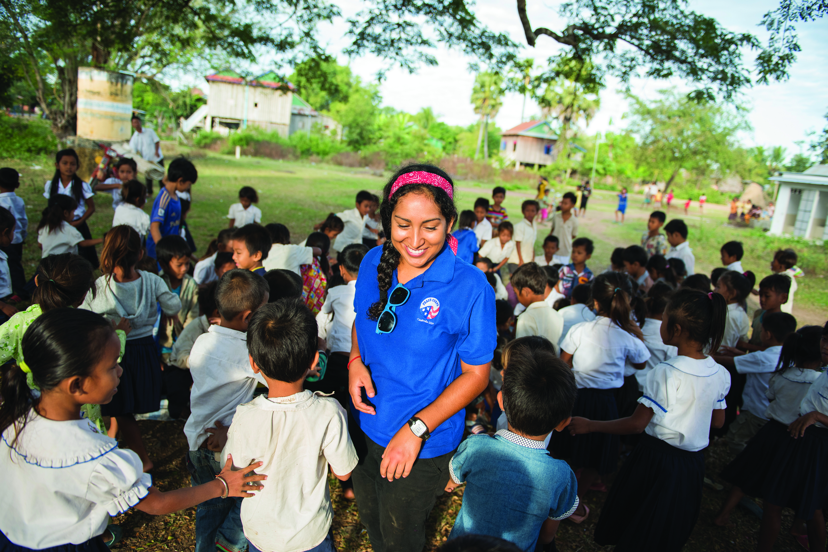 Source: Peace Corps, A Peace Corps Volunteer serves in Cambodia.