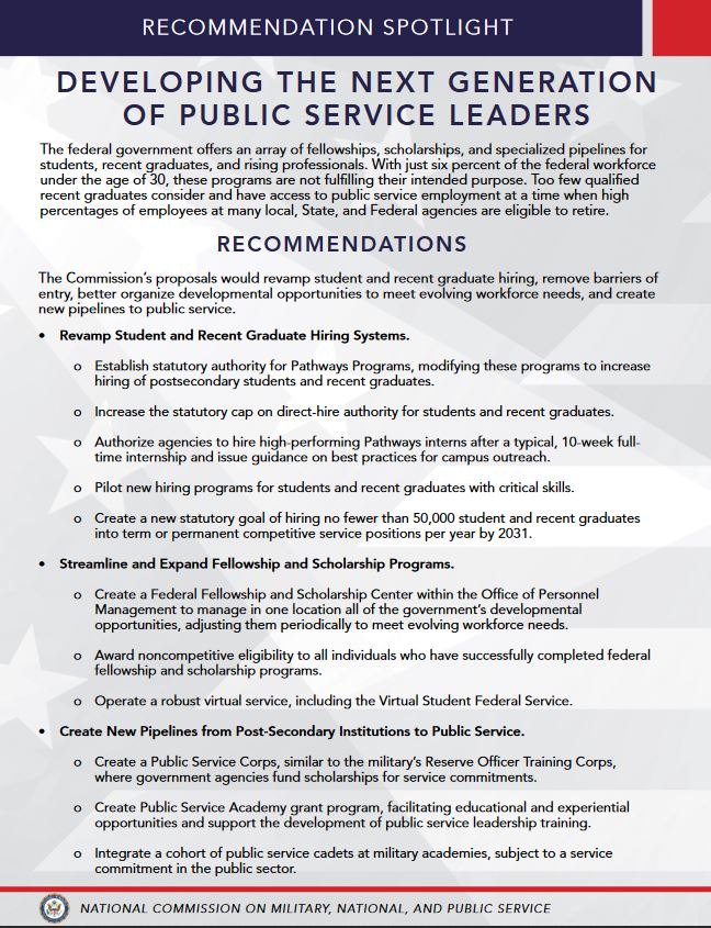 Public Service Leaders Fact Sheet