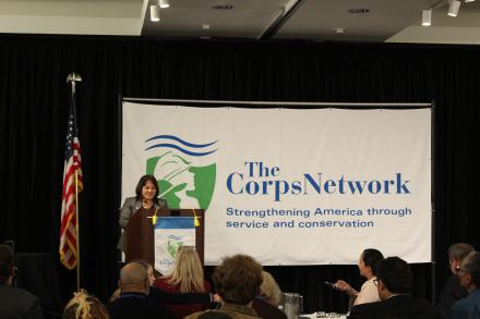 Vice Chair Debra Wada at The Corps Network National Conference.JPG