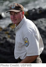 Biologist Dave Pitkin