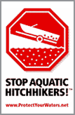 Stop Aquatic Hitchhikers logo