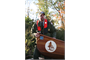 USACE Natural Resources Manager Bart Dearborn helps launch Wilderness Inquiry canoes into the Potomac River.