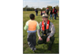 USACE Natural Resources Manager Bart Dearborn helps a DC Middle School student with his lifejacket before canoeing in the Potomac River.