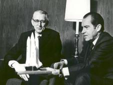 President Richard M. Nixon and Dr. James C. Fletcher, NASA Administrator