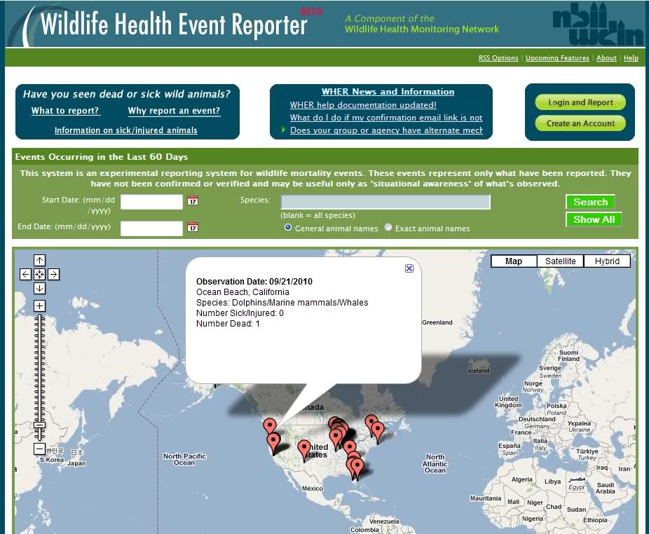 Wildlife Health Event Reporter