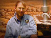 NASA Speaker Geoffrey Landis with Rover model