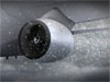 A computer generated image of an airplane engine and the optimal performance of icing around the engine.