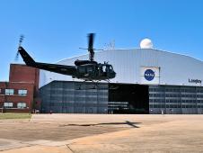 NASA Langley's Bell UH-1H Huey helicopter