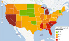 US jobless mapped: unemployment across America