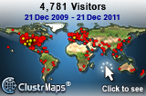 Locations of visitors to this page