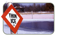 Thin Ice sign