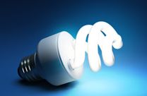 Energy efficient lightbulb [Photo: U.S. Energy Information Administration]