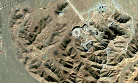 Uranium enrichment facility near Qom