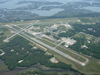 Aerial view of Wallops Flight Facility