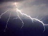thunderstorm photo with lightning strike