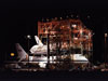 Orbiter Atlantis being loaded onto one of NASA’s Boeing 747 Shuttle Carrier Aircraft (SCA) at the Dryden Flight Research Center, Edwards, California.