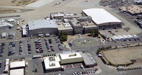 Aerial view of Dryden Flight Research Center