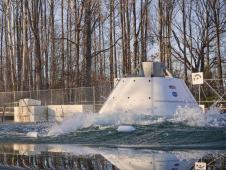 Orion drop test at Hydro Impact Basin