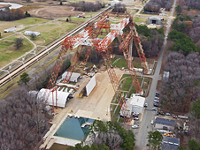 Overhead view of Hydro Impact Basin