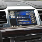 A Ford dashboard as it would look when connected to the NPR News app.