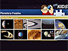 Screenshot of the Planetary Puzzles page