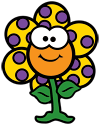 Cute Cartoon Flower Clip Art