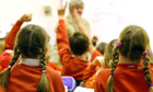 Primary schoolchildren in class