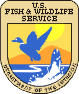 United States Fish and Wildlife Service logo showing a stylized picture of a duck and a fish. Link to the FWS Web site.