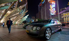 Bentley cars parked outside the Grand Lisboa Casino in Macau
