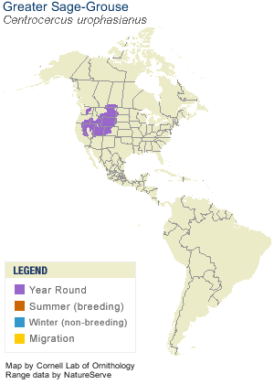 Greater Sage-Grouse Range Map