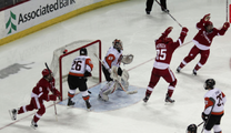 Wisconsin pulls out defensive struggle with 2-1 win over RIT 
