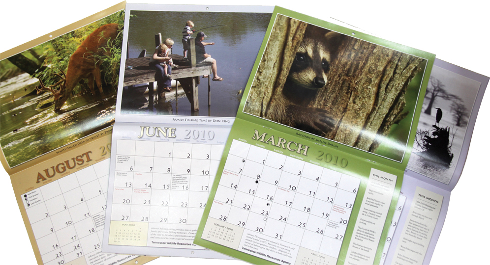 Tennessee Wildlife Magazine Calendars