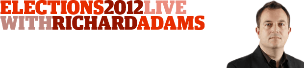 Elections 2012 live with Richard Adams