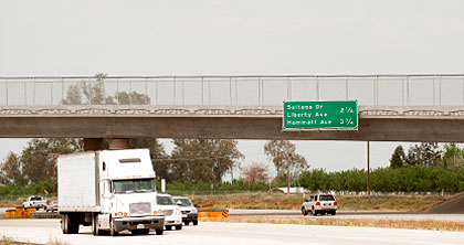 2.7 miles of SR-99 in Atwater were converted from a four-lane expressway to a six-lane freeway, funded by Proposition 1B.