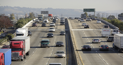 Railing replacements were among the safety improvements completed during a Fruitvale Bridge rehabilitation project in Alameda county, funded by the American Recovery and Reinvestment Act of 2009.