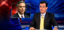 Stephen Colbert on January 9, 2012. Screenshot via Comedy Central.